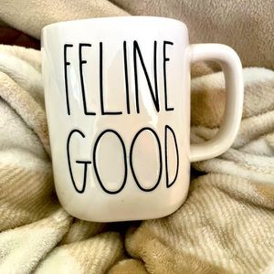RAE DUNN FELINE GOOD Coffee Mug